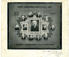 tablo zaměstnanců mlýnu Eduarda Stanovského 1935