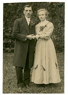svatební fotografie František Josef Lacek a Anežka Lacková roz. Střilková, 4. 10. 1920